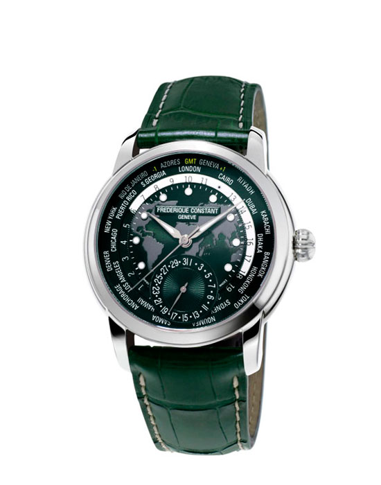 Часы Frederique Constant Manufacture Classics Worldtimer FC-718GRWM4H6